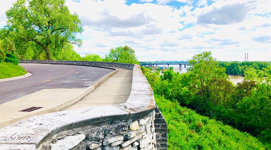 Riverview Park Overlooking Mississippi River