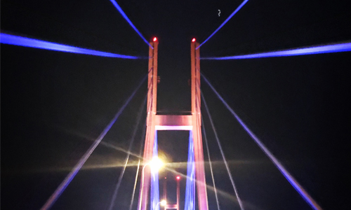 Quincy Bridge at Night