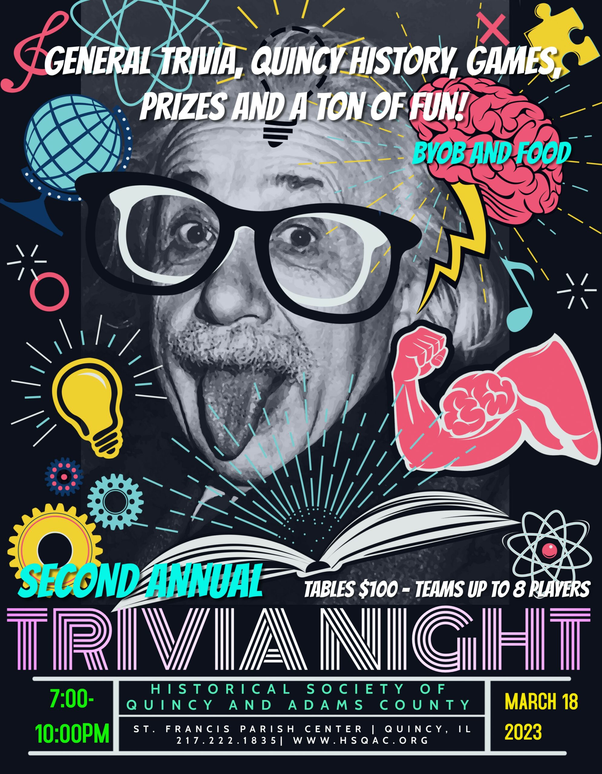 Copy of Trivia Night Einstein Flyer (2)